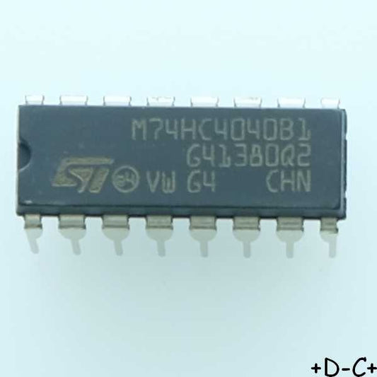 M74HC4040B1 Compteur binaire 12 ‚tages DIP-16 STM RoHS