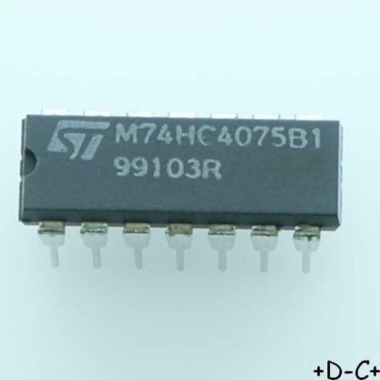 M74HC4075B1 Triple 3-input or gate STM