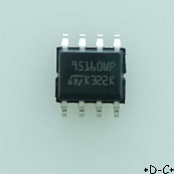 M95160-WMN6P Eeprom SPI 16Kbit 2Kx8 10MHz SO-8 STM - Distri-Compo