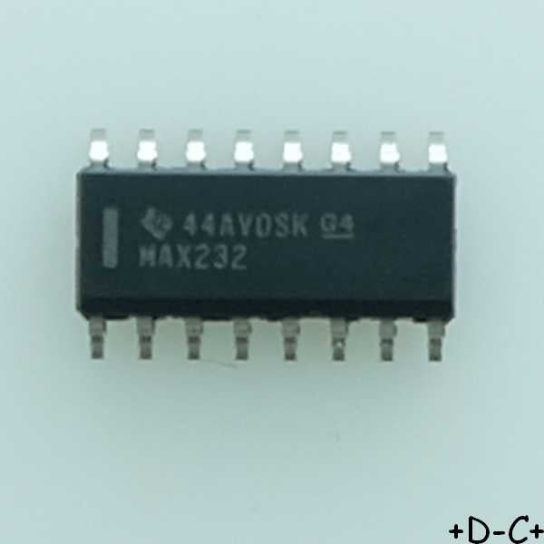 MAX232DR Dual EIA-232 drivers-receivers SO-16 Texas RoHS