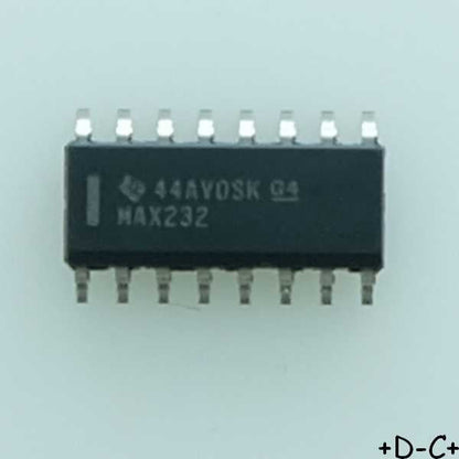 MAX232DR Dual EIA-232 drivers-receivers SO-16 Texas RoHS