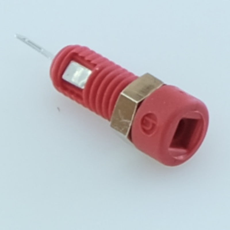 Fiche miniature femelle 2mm 60V 6A Hirschmann MBI1 rouge