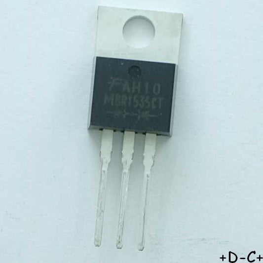 MBR1535CT Rectifier diode Schottky 35V 15A TO-220 ONS RoHS