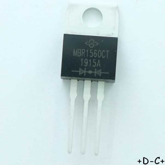 MBR1560CT-E3/45 Diode Schottky 60V 15A TO-220AB Vishay