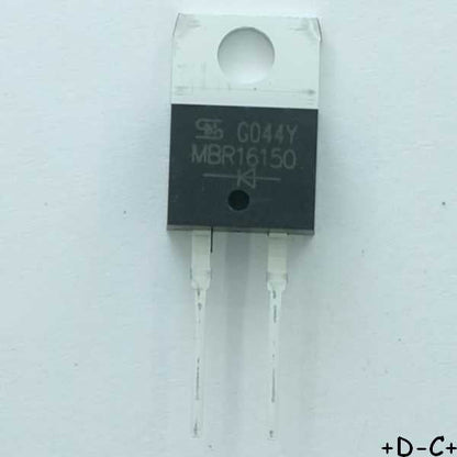 MBR16150 Redresseur Schottky 150V 16A TO-220AC Taiwan RoHS