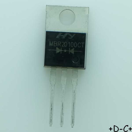 MBR20100CT Diode Schottky 100V 20A TO-220 HY Electronic