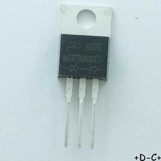 MBR20100CT Diode Schottky TO-220 100V 20A RoHS