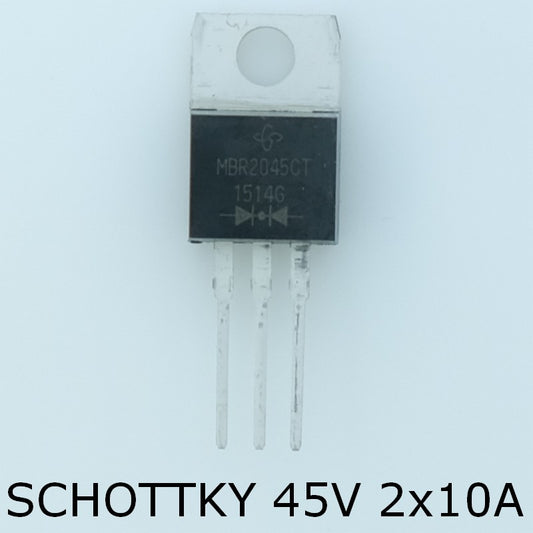 MBR2045CT-E3/45 Diode Schottky 45V 20A TO-220AB Vishay - Distri-Compo