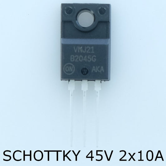MBRF2045CTG Diode Schottky 45V 20A TO-220FP ONS - Distri-Compo