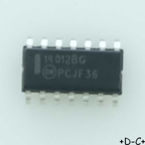 MC14012BDG Dual 4-Input NAND Gates SOIC-14 ONS RoHS