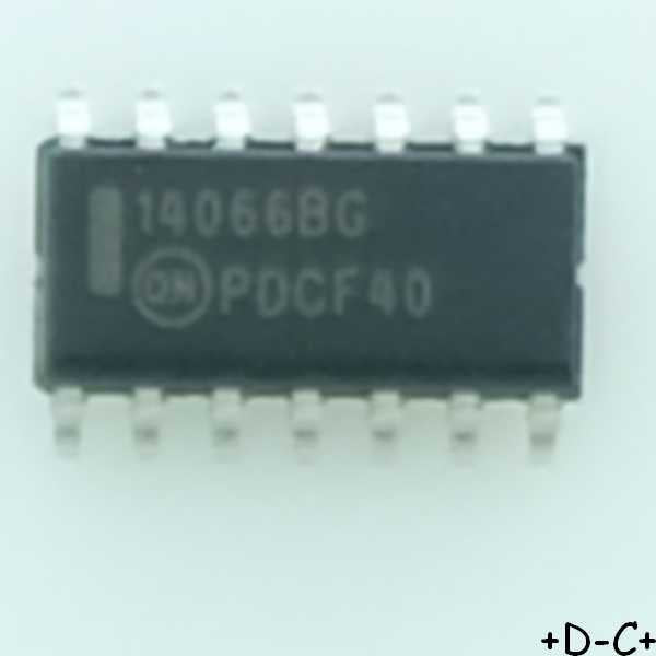 MC14066BDG Quad Analog Switch-Quad Multiplexer SO-16 ONS RoHS