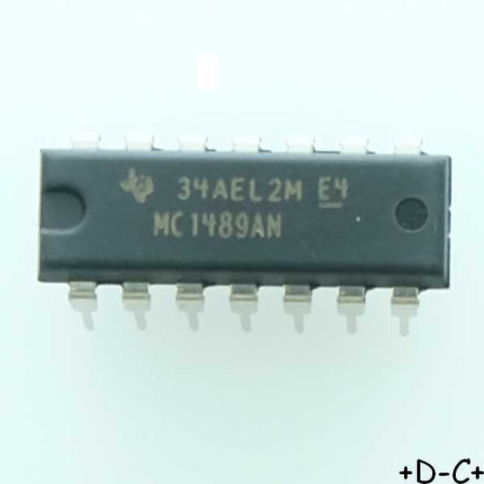 MC1489AN Quadruple Line Receiver DIP-14 Texas RoHS