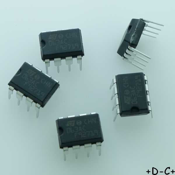 MC34063ACN Conv DC-DC 3V to 40V PDIP-8 STM RoHS (lot de 5)