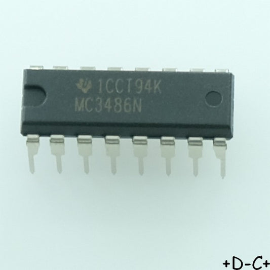 MC3486N Interface RS-422/RS-423 5.25V DIP-16 Texas RoHS