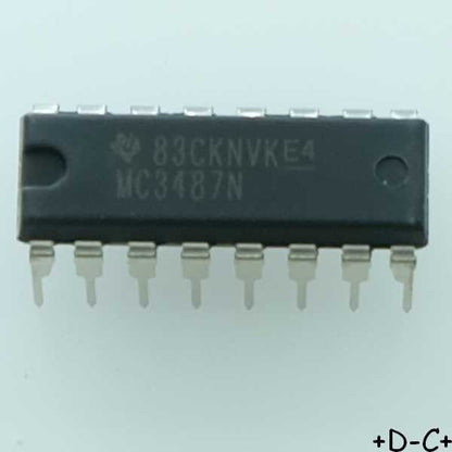 MC3487N 4 drivers RS-422 DIP-16 Texas RoHS