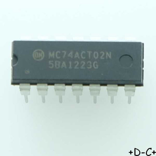 MC74ACT02NG NOR Gate 4-Element 2-IN CMOS DIP-14 ONS RoHS