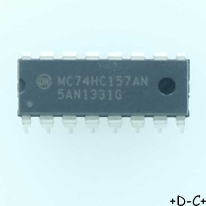 MC74HC157ANG Quad 2-Input Data Selectors Multiplexers DIP-16 ONS RoHS