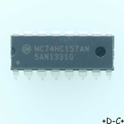MC74HC157ANG Quad 2-Input Data Selectors Multiplexers DIP-16 ONS RoHS