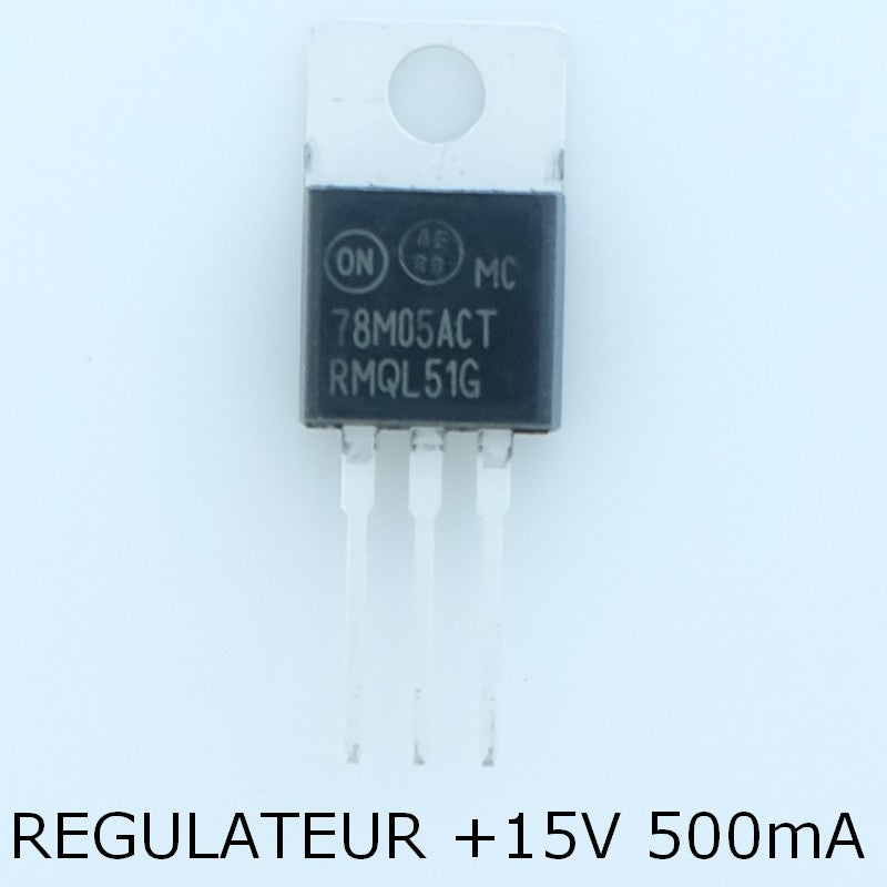 MC78M05ACT Regulateur +5V 500mA TO-220 ONS - Distri-Compo