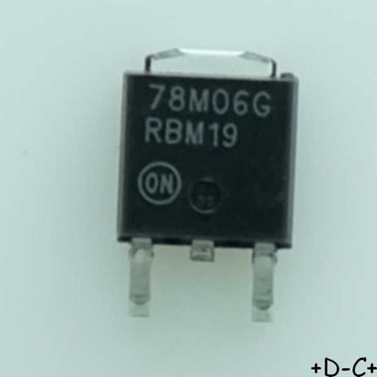 MC78M06CDTG Régulateur +6V 500mA TO252-3 ONS RoHS