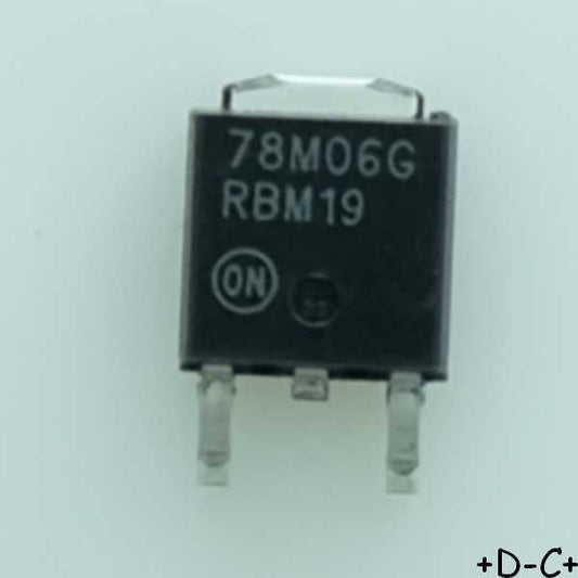 MC78M06CDTG Régulateur +6V 500mA TO252-3 ONS RoHS