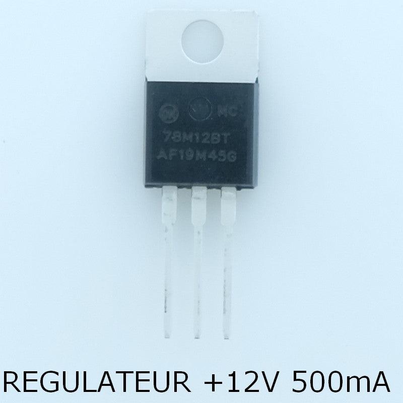 MC78M12BTG Regulateur +12V 500mA TO-220 ONS - Distri-Compo