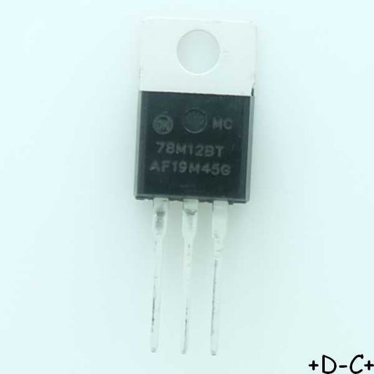 MC78M12BTG Regulateur +12V 500mA TO-220 ONS RoHS