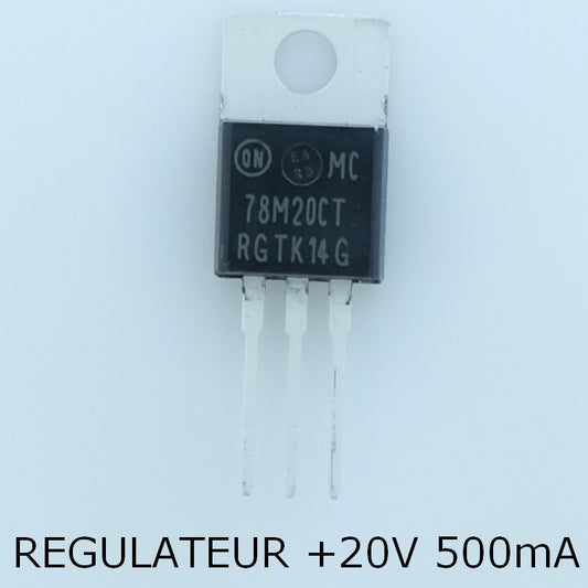 MC78M20CTG Régulateur Positive 20V 500mA TO-220 ONS - Distri-Compo