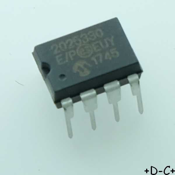 MCP2025-330E/P LIN Transceiver DIP-8 Microchip RoHS