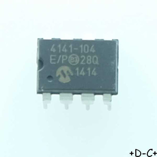 MCP4141-104E/P Digital Potentiometer 100Kohm DIP-8 Microchip RoHS