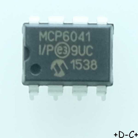 MCP6041-I/P Op Amp Single GP R-R I/O 6V PDIP-8 Microchip RoHS