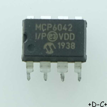 MCP6042-I/P Operational amplifiers dual DIP-8 Microchip
