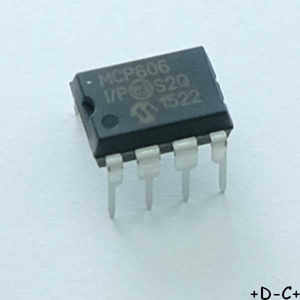 MCP606-I/P Operatinal Amplifier Single Micropower R-R O/P 6V DIP-8 Microchip