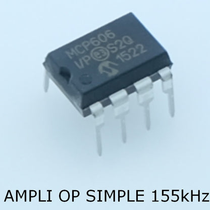 MCP606-I/P Operatinal Amplifier Single Micropower R-R O/P 6V DIP-8 Microchip - Distri-Compo