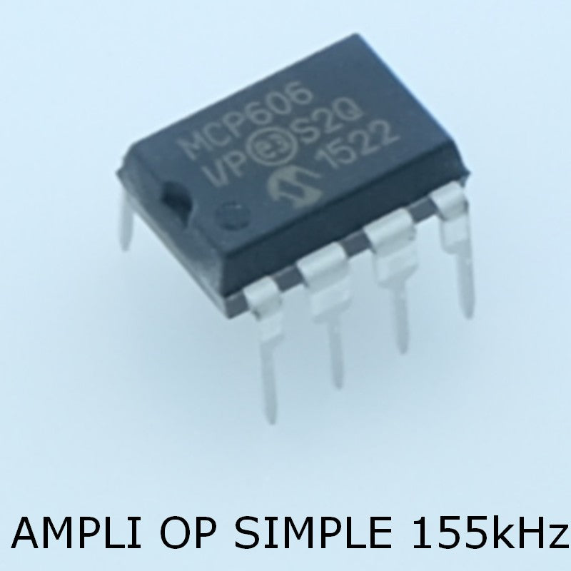 MCP606-I/P Operatinal Amplifier Single Micropower R-R O/P 6V DIP-8 Microchip - Distri-Compo