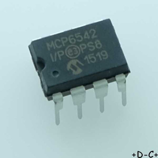 MCP6542-I/P Push-Pull Output DIP-8 Microchip RoHS