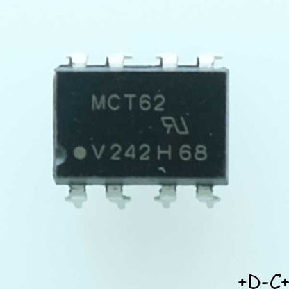 MCT62H Optocoupler Phototransistor Output DIP-8 Vishay RoHS