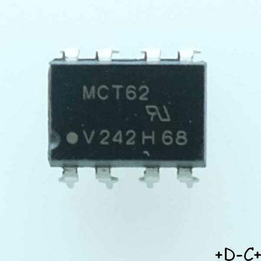 MCT62H Optocoupler Phototransistor Output DIP-8 Vishay RoHS