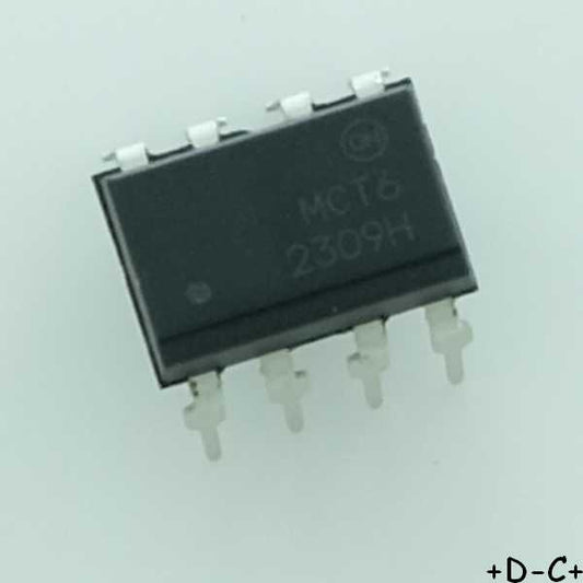 MCT6 Optocoupleur double transistor DIP-8 ONS RoHS