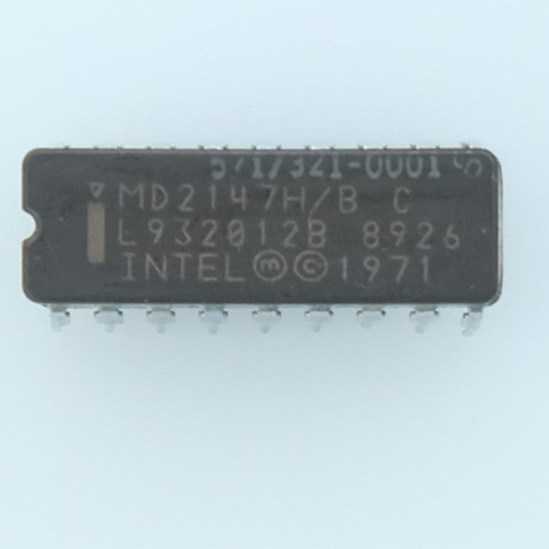 MD2147H/B Mémoire SRAM statique rapide 4096 × 1 bit (4 Kbit) CERDIP-18 Intel