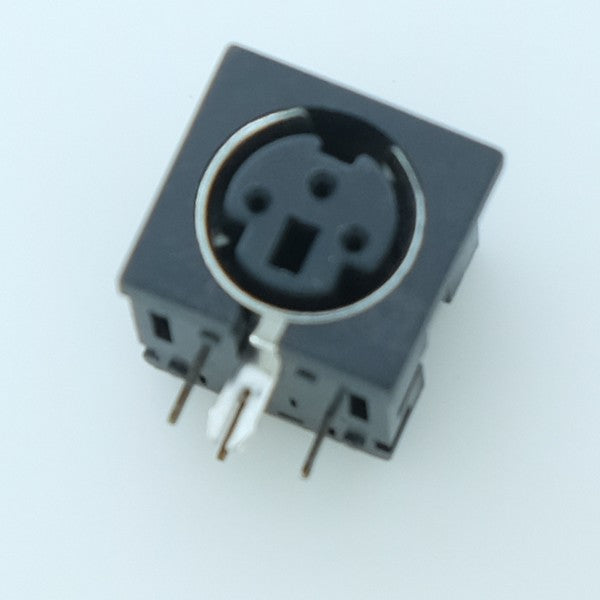 Embase mini-DIN 3 broches femelle plastique circuit imprimé