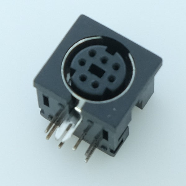Embase mini-DIN 7 broches femelle plastique circuit imprimé