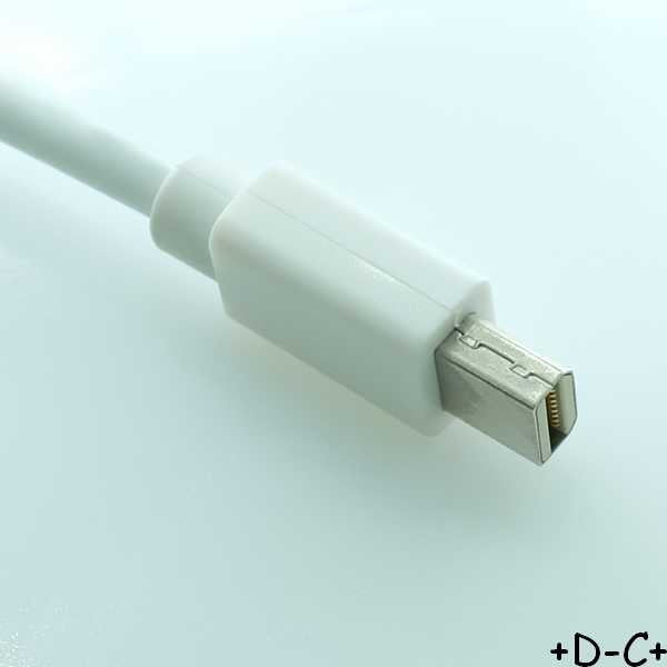 Cordon Mini-Displayport vers Displayport 20cm - Distri-Compo