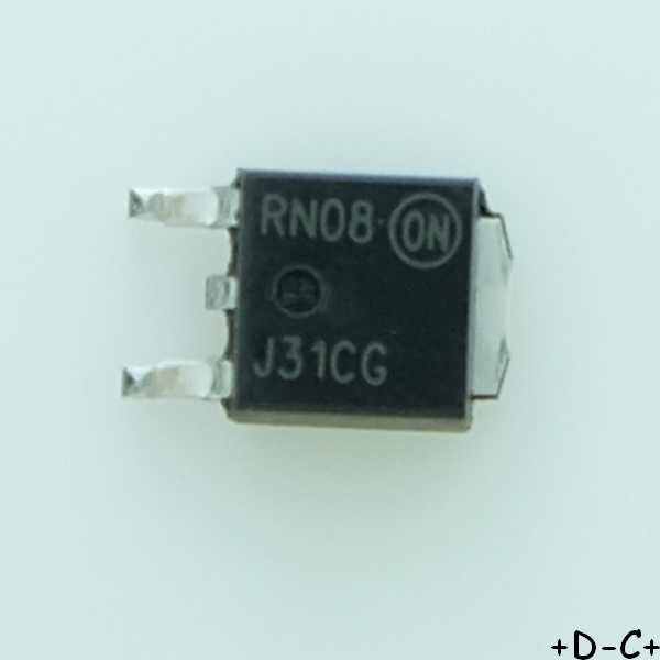 MJD31CG Transistor BJT NPN 100V 3A 15W TO-252 ONS