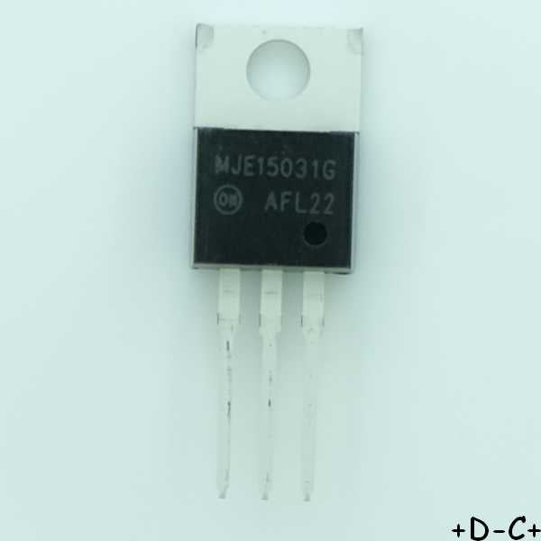 MJE15031G Transistor PNP 150V 8A TO-220 ONS RoHS