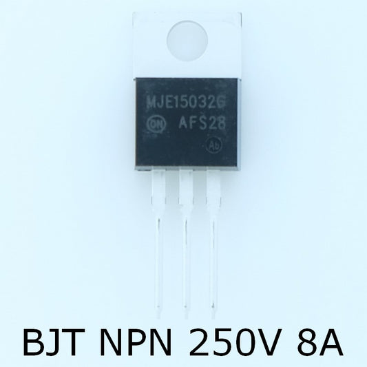 MJE15032G Transistor BJT NPN 250V 8A 50W TO-220 ONS - Distri-Compo