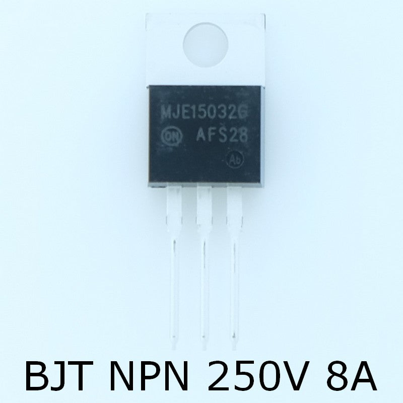 MJE15032G Transistor BJT NPN 250V 8A 50W TO-220 ONS - Distri-Compo