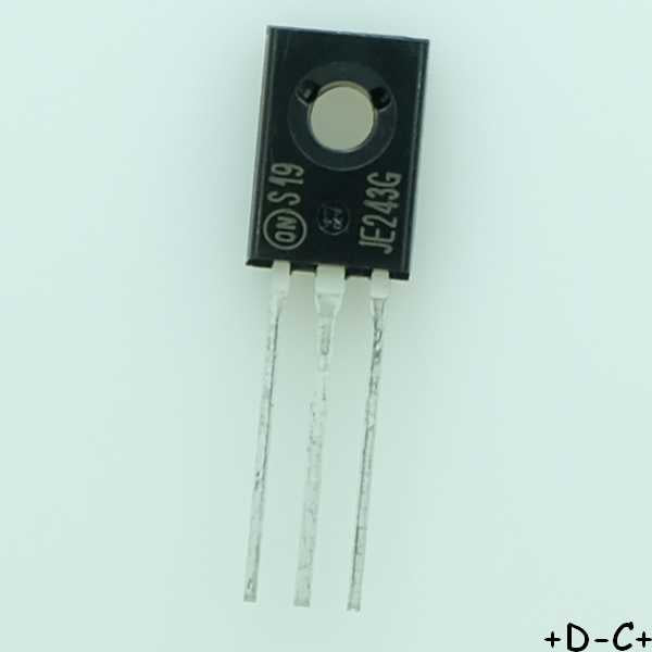 MJE243G Transistor bipolaire audio NPN 100V 4A TO-225 ONS RoHS