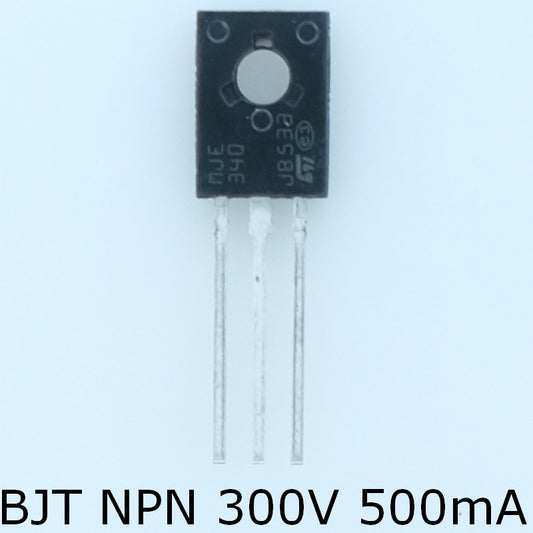 MJE340 Transistor BJT NPN 300V 500mA TO-126 STM
