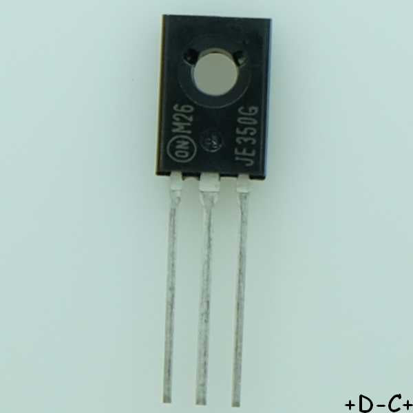 MJE350G Transistor PNP 300V 500mA 240hFE TO-225 ONS